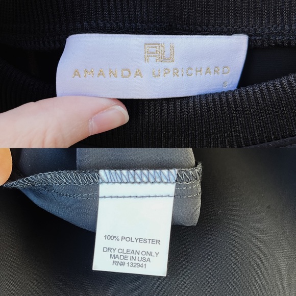 Amanda Uprichard Long Sleeve Black Tunic Dress Women’s Small - Picture 9 of 11